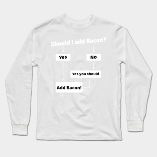 Should I Add Bacon? Long Sleeve T-Shirt